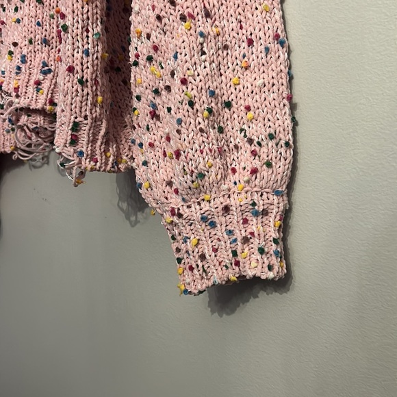 Pink Lily Confetti Sweater M - Picture 4 of 4